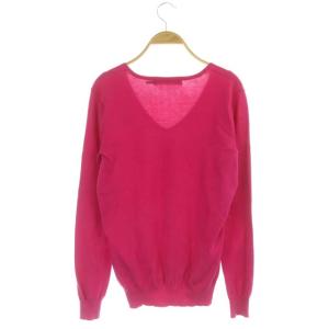 RALPH LAUREN SPORT ニット カットソー プルオーバー 長袖 Vネック M ピンク