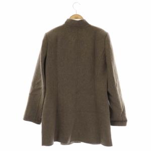 Leilian カシミヤハーフコート アウター ミドル 総裏地 9 グレージュ