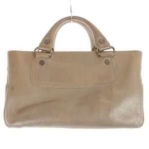 CELINE ブギーハンドバッグ レザー べージュ