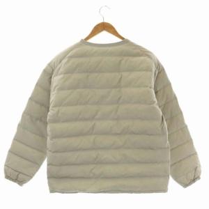 nanamica ×Pilgrim Surf+Supply DOWN SWEATER ジャケット S ベージュ