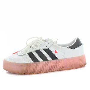 adidas Originals サンバローズ SAMBAROSE スニーカー ローカット 22.5m 白 ホワイト 黒 ブラック