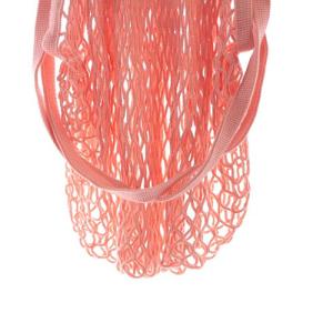 Longchamp LE PLIAGE FILET クロスボディ ミニバッグ ハンドバッグ 2way ロゴ メッシュ ピンク 茶色 ブラウン