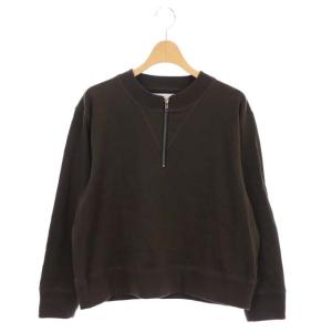 21AW DRY COTTON WOOL JERSEY コットンウールジャージー カットソー ハーフジップ 長袖 2 カーキ