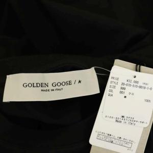 GOLDEN GOOSE ドゥーズィエムクラス取り扱い Tシャツ カットソー 半袖 プリント 999 黒 ブラック 黄 白