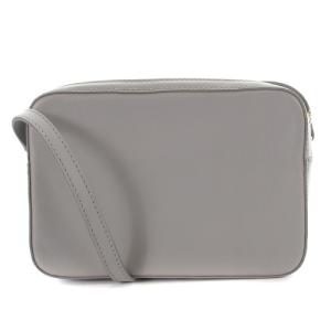 FURLA リリー ショルダーバッグ ロゴ レザー グレー