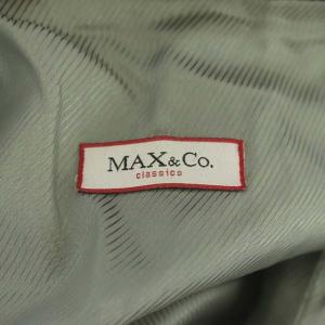 MAX&CO. シャギーコート ステンカラー アウター ロング 36 チャコールグレー