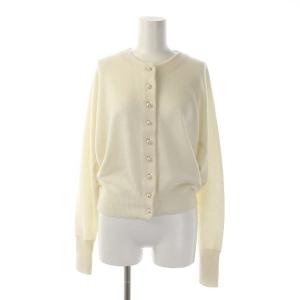 22AW DOLMAN SLEEVE CD CASHMERE カーディガン フェイクパールボタン S