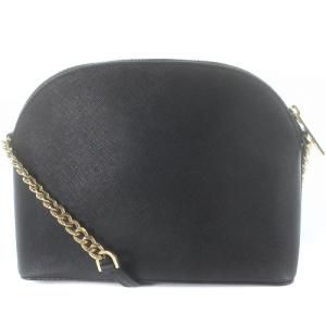 MICHAEL KORS エミー チェーン ショルダーバッグ レザー ロゴ 黒 ブラック