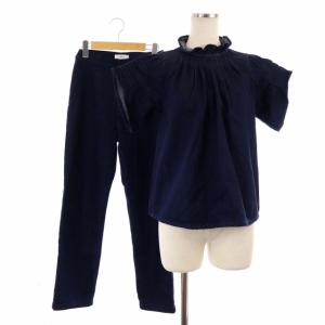 22AW TUCK SHOULDER DENIM SET UP セットアップ 上下 カットソー 半袖 デニムパンツ ジーンズ