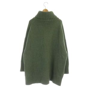 POLO RALPH LAUREN タートルネックニット チュニック 長袖 カシミヤ混 S 緑 グリーン