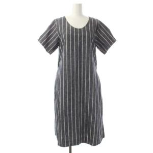 ROUGH COTTON LINEN SHIRTING リネン コットン シャーリング ワンピース フレア ミディ ひざ丈