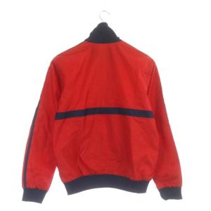 adidas Originals ナイロン トラックジャケット ジップアップ S 赤 紺 レッド ネイビー