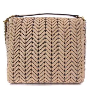 ANYA HINDMARCH The Neeson Chain Cross Body ショルダーバッグ チェーン レザー ベージュ