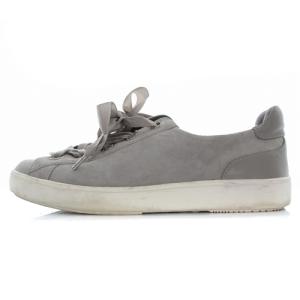 LANVIN コレクション COLLECTION リボンローカットスニーカー スエード 23cm グレー