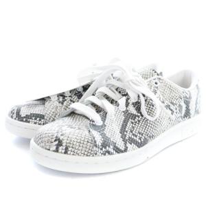 adidas  By HYKE HAILLET PYTHON スニーカー レザー 23cm グレー 白 ホワイト B26098