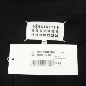 Martin Margiela 1 20SS DRESS WITH BELT ワンピース 七分袖 40 ブラック S51CU0154