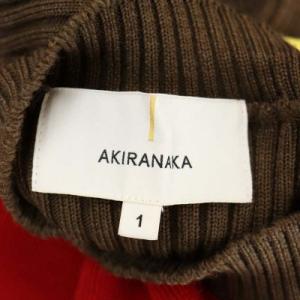 AKIRANAKA Adela asymmetry panel knit アシンメトリー パネル ニット セーター リブ プルオーバー デザイン