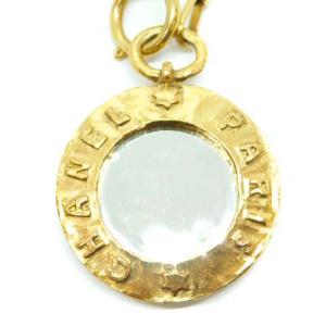 CHANEL ココマークミラーチェーンロングネックレス ゴールド