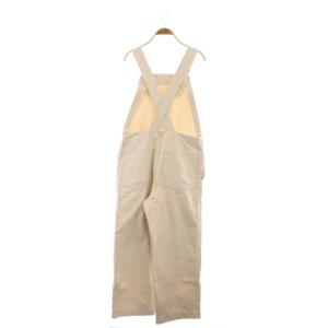 MHL. 21SS NATURAL DENIM サロペット ワイドパンツ 1 キナリ エクリュ
