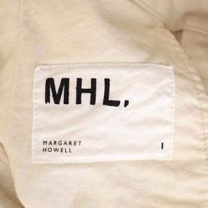 MHL. 21SS NATURAL DENIM サロペット ワイドパンツ 1 キナリ エクリュ