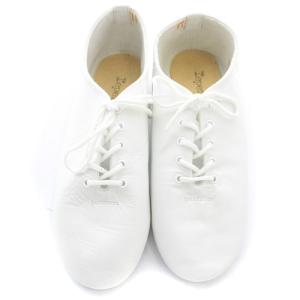 Repetto Jazz レースアップシューズ レザー 39 24.7cm 白 ホワイト