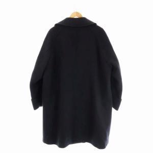 Scye Wool and Cashmere Melton ウールカシミヤメルトン オーバーサイズ ピーコート