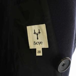 Scye Wool and Cashmere Melton ウールカシミヤメルトン オーバーサイズ ピーコート