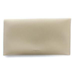 Max Mara レター型ウォレットポーチ 財布 二つ折り グレージュ
