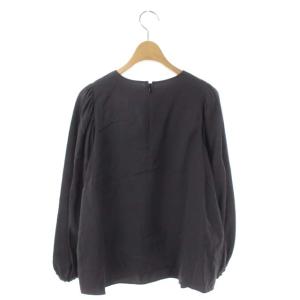 DRESSTERIOR ボリュームスリーブブラウス 長袖 プルオーバー 38 チャコールグレー