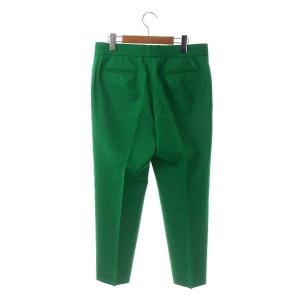 Drawer カラースリムパンツ テーパードパンツ 40 緑 グリーン