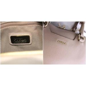 FURLA ハンドバッグ ショルダーバッグ 2way レザー ベージュ