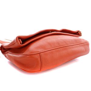 TORY BURCH ショルダーバッグ レザー ロゴ 朱色 レッド