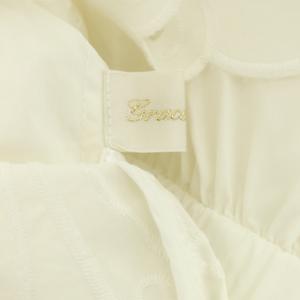 Grace Class 21SS カットワークフードブルゾン パーカージャケット ジップアップ 七分袖 36 白 ホワイト