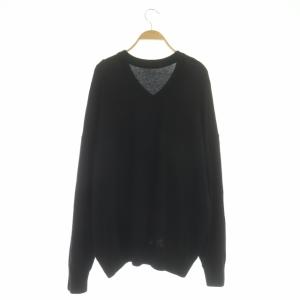 EVERYDAY I LIKE 22AW Basic V ニット セーター Vネック 長袖 ブラック