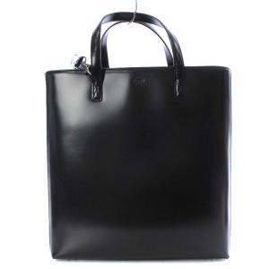 ANYA HINDMARCH トートバッグ ショルダーバッグ 2way レザー 黒 ブラック