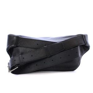 SAINT LAURENT PARIS 569737 ボディバッグ ウエストバッグ カサンドラ YSLロゴ レザー ブラック 