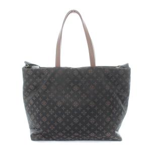 russet トートバッグ ショルダーバッグ 2way モノグラム ナイロン グレー