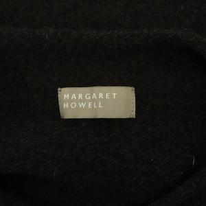 MARGARET HOWELL ウール カシミヤ ニット セーター 長袖 カットオフ 2 茶 ブラウン
