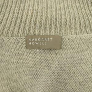 MARGARET HOWELL WOOL CASHMERE JUMPER ニット セーター 長袖 タートルネック 2 ベージュ