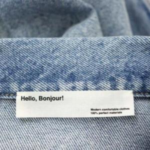 L'Appartement Hello Bonjour 21AW Boys denim デニムジャケット Gジャン ライトブルー