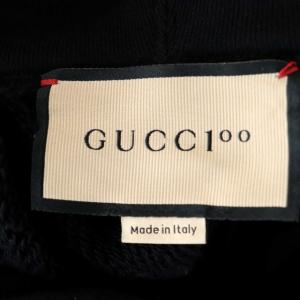 GUCCI 21AW GUCCI100 MUSIC IS MINE パーカー XXS 黒