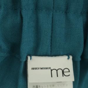 me ISSEY MIYAKE 21AW プリーツ ワイドパンツ ターコイズブルー