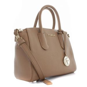 FURLA ミニバッグ ショルダーバッグ ハンドバッグ 2way レザー べージュ