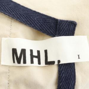 MHL. コットン スクエアネック シャツ ブラウス カットソー プルオーバー 半袖 1 ベージュ