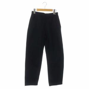 コットン テーパードパンツ 1 黒 ブラック