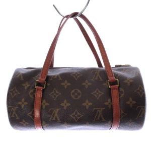 LOUIS VUITTON M51366 モノグラム パピヨン26 ハンドバッグ 茶