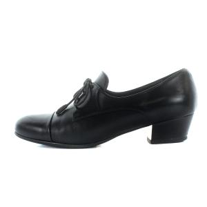 HIROFU マニッシュシューズ レザー 23.5cm 黒 ブラック