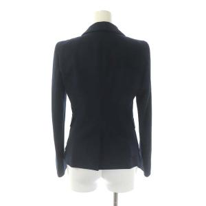 EMPORIO ARMANI ジーンズ JEANS スーツ セットアップ 上下 テーラードジャケット ストライプ 2B ワイドストレートパンツ タック I36