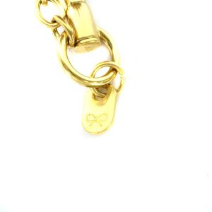 ANYA HINDMARCH チャーム フィッシュ 魚 レザー 黄 イエロー 白 ホワイト