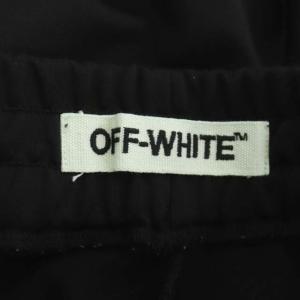 Off-White ワイド トラックパンツ イージーパンツ S 黒 白 ブラック ホワイト